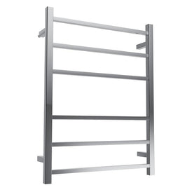 Linsol Spirit 6 Bar Heated Towel Rail - Chrome 