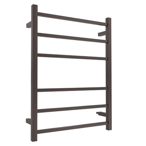 Linsol Spirit 6 Bar Heated Towel Rail - Gunmetal 