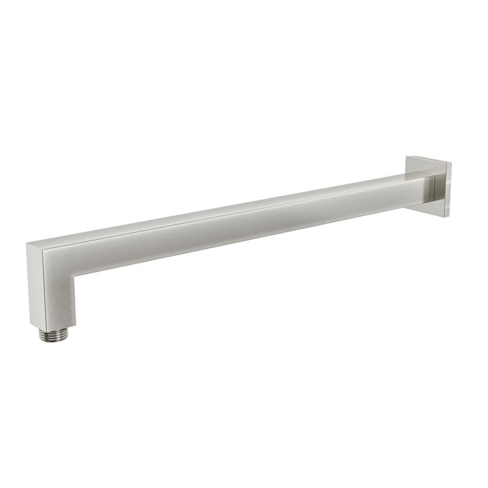 Linsol Tiana 400mm Square Wall Arm - Brushed Nickel 
