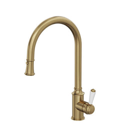 Linsol Tommy Pull Out Sink Mixer - Brushed Brass 