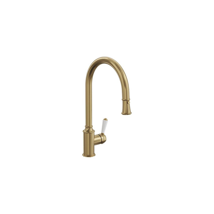 Linsol Tommy S2 Pull Out Sink Mixer - Brushed Brass 