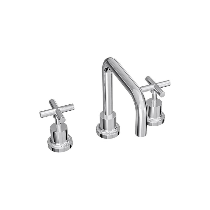 Linsol Tre Cross Handle Basin Set - Chrome 