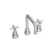 Linsol Tre Cross Handle Basin Set - Chrome 