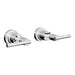 Linsol Tre Lever Handle Wall Top Assemblies - Chrome 