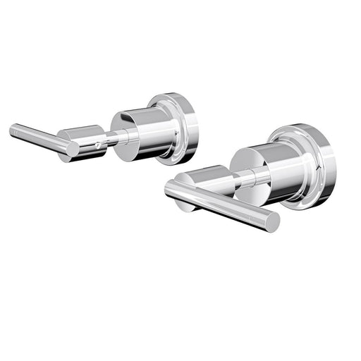 Linsol Tre Lever Handle Wall Top Assemblies - Chrome 