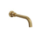 Linsol Tre Wall Mount Bath Spout - Brushed Brass 