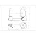 Linsol Universal Multifit Wall Mixer and Spout In Wall Body 