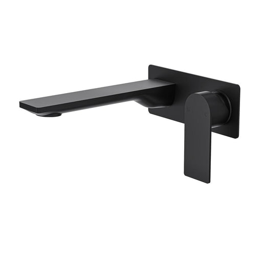 Linsol Vena Wall Basin or Bath Mixer - Matte Black 