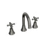Linsol Vintage Cross Handle Basin Set - Gunmetal 