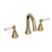 Linsol Vintage Lever Handle Basin Set - Brushed Brass 