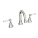 Linsol Vintage Lever Handle Basin Set - Brushed Nickel 