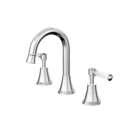 Linsol Vintage Lever Handle Basin Set - Chrome 