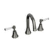 Linsol Vintage Lever Handle Basin Set - Gunmetal 