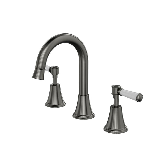 Linsol Vintage Lever Handle Basin Set - Gunmetal 