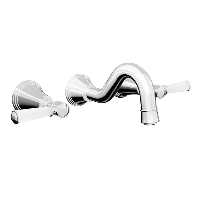 Linsol Vintage Lever Handle Bath Set - Chrome 