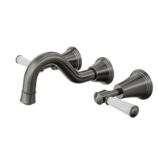 Linsol Vintage Lever Handle Bath Set - Gunmetal 