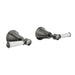 Linsol Vintage Lever Handle Wall Top Assemblies - Gunmetal 