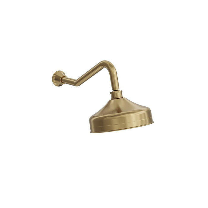 Linsol Vintage Wall Arm with 210mm Head - Brushed Brass 