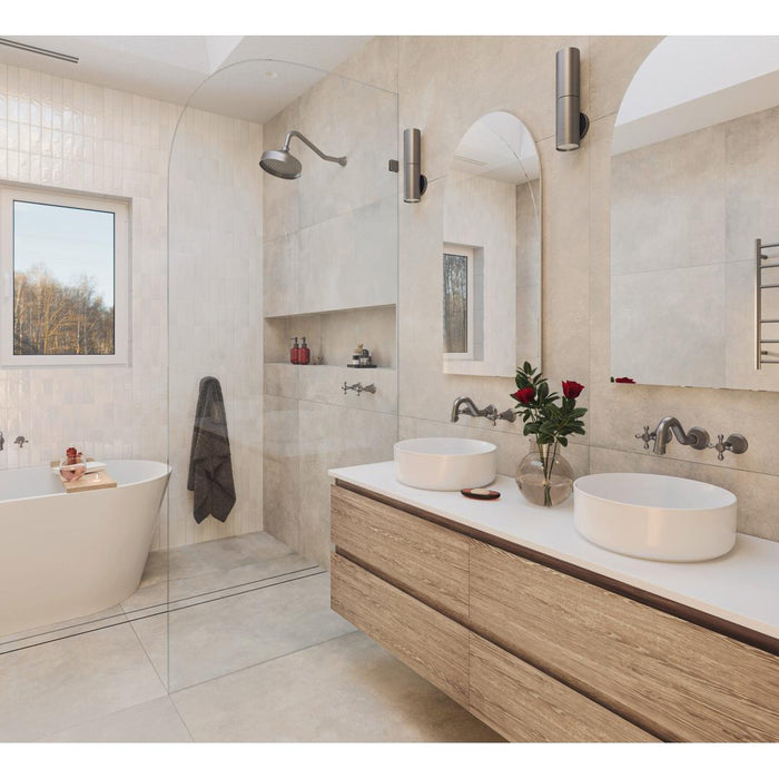 Linsol Vintage Wall Arm with 210mm Head - Gunmetal 