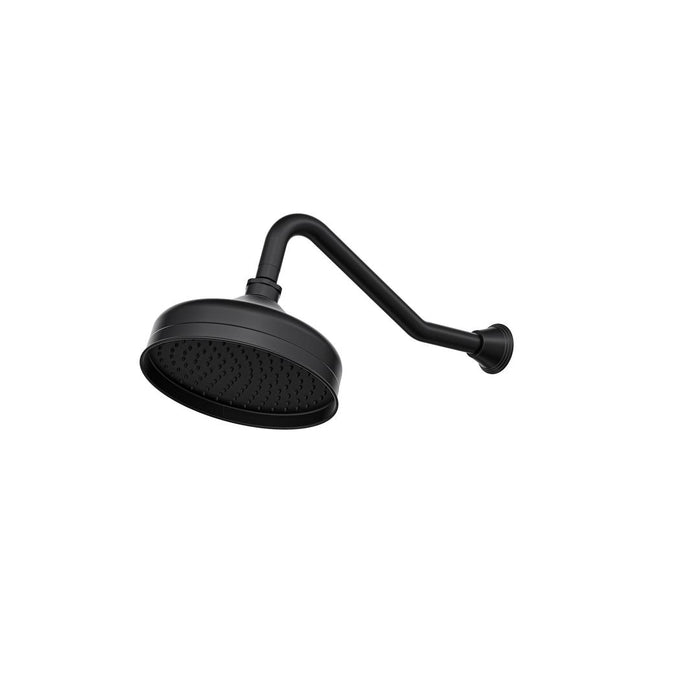 Linsol Vintage Wall Arm with 210mm Head - Matte Black 