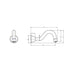 Linsol Vintage Wall Mount Bath Spout - Matte Black 