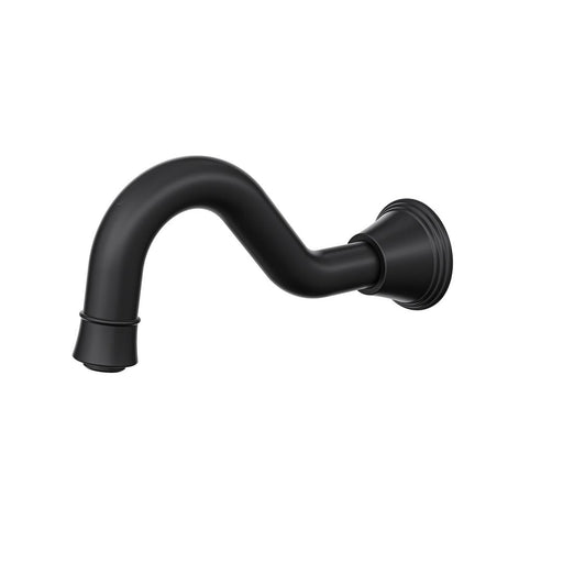 Linsol Vintage Wall Mount Bath Spout - Matte Black 