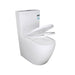 Linsol Viva Rimless Back to Wall Ambulant Toilet Suite - Gloss White 