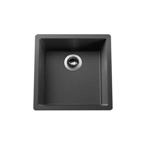 Linsol Zenica Single Bowl 456x456mm - Matte Black 