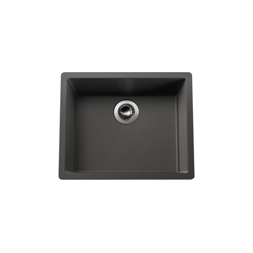 Linsol Zenica Single Bowl 556x446mm - Matte Black 