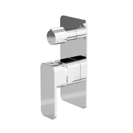 Linsol Zia 1-Plate Wall Mixer with Divertor Trim Kit - Chrome 