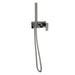 Linsol Zia 1-Plate Wall Mixer with Hand Shower Trim Kit - Gunmetal 
