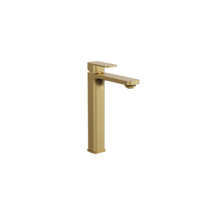 Linsol Zia Tall Basin Mixer - Brushed Brass 