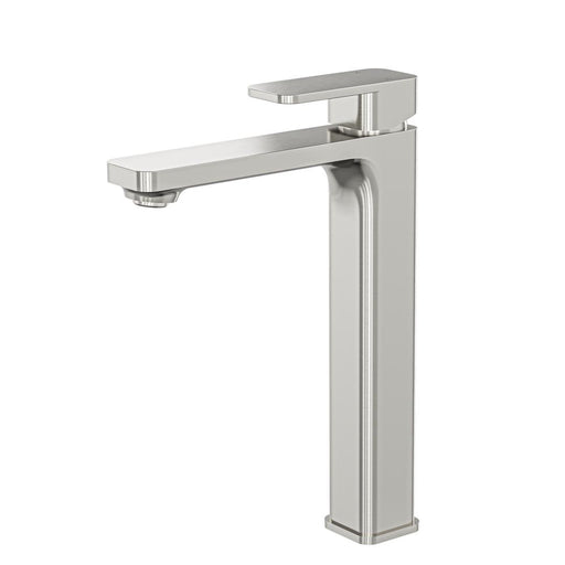 Linsol Zia Tall Basin Mixer - Brushed Nickel 