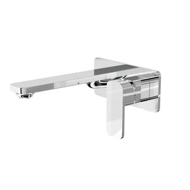 Linsol Zia Wall Basin or Bath Mixer - Chrome 