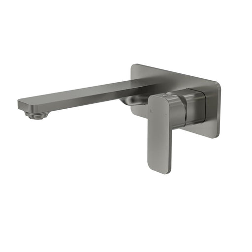 Linsol Zia Wall Basin or Bath Mixer - Gunmetal 
