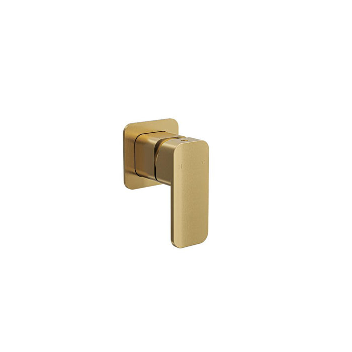 Linsol Zia Wall Mixer Trim Kit - Brushed Brass 
