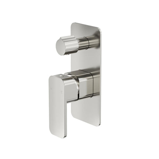 Linsol Zia Wall Mixer with Divertor - Brushed Nickel 