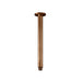 Meir Round Ceiling Shower Arm 300mm - Lustre Bronze-blue-leaf-bathware