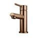 Meir Round Basin Mixer - Lustre Bronze-blue-leaf-bathware