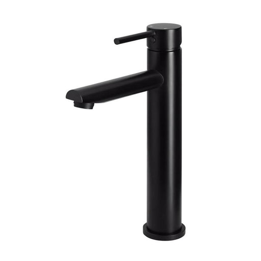 Meir Round Tall Basin Mixer - Matte Black-blue-leaf-bathware