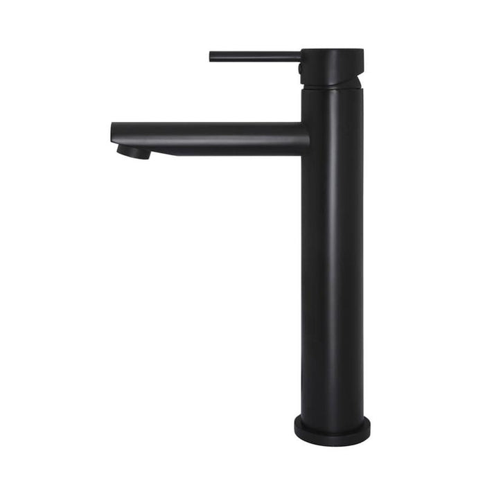 Meir Round Tall Basin Mixer - Matte Black-blue-leaf-bathware