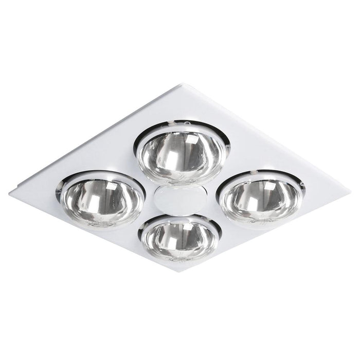 Martec Striker 4 – 3 in 1 Bathroom Heater and Exhaust Fan with Tricolour LED Light - White - Dimensions & Features