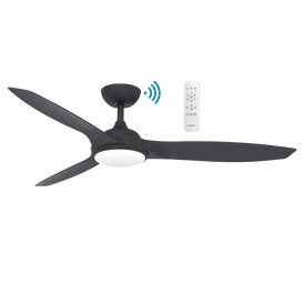 Martec Newport DC 56″ Smart Ceiling Fan With WIFI Remote Control + LED light - Matt Black