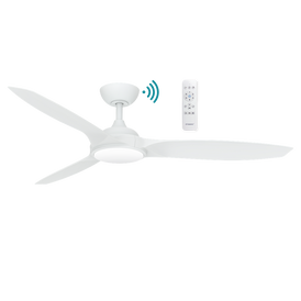 Martec Newport DC 56″ Smart Ceiling Fan With WIFI Remote Control + LED light - Matt White