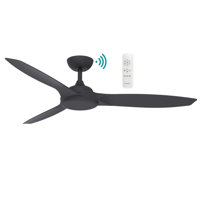 Martec Newport DC 56″ Smart Ceiling Fan With WIFI Remote Control - Matt Black