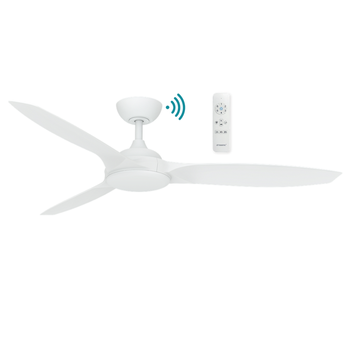 Martec Newport DC 56″ Smart Ceiling Fan With WIFI Remote Control - Matt White
