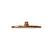 Meir Round Shower Rose 200mm - Lustre Bronze-blue-leaf-bathware