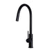 Meir Round Piccola Pull Out Kitchen Mixer Tap - Matte Black-blue-leaf-bathware