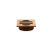Meir Square Floor Grate Shower Drain 50mm outlet - Lustre Bronze-blue-leaf-bathware