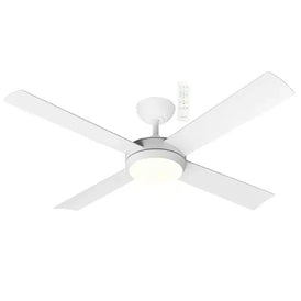Martec Quantum DC 48″ DC Ceiling Fan With Remote Control + LED light - Matt White